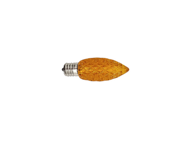 LED C9 Light Bulbs - 25 Pack - Yellow