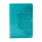 KJV Large Print Personal Size Reference Bible, Teal Leathertouch - Imitation Leather