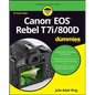 Canon EOS Rebel T7i/800D for Dummies - Paperback