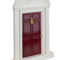 Red Door with Pineapple Door Knocker