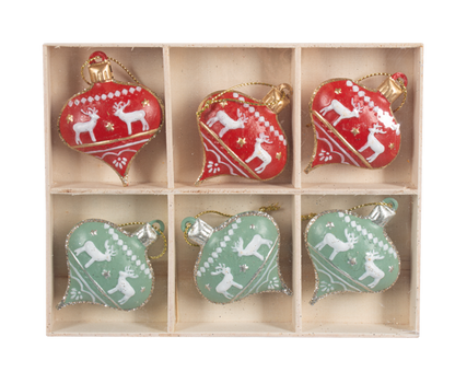 Deer Drop Ornament Boxed Set