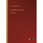 On the Nature of Things: in large print - Paperback