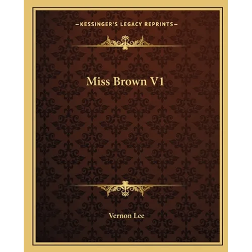Miss Brown V1 - Paperback