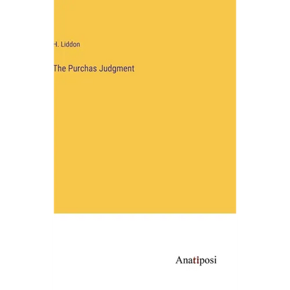 The Purchas Judgment - Hardcover