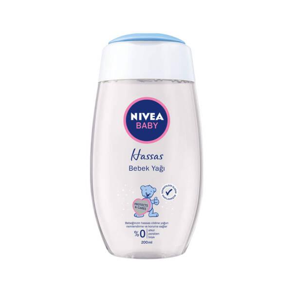 Nivea Baby Oil: Gentle & Moisturizing Baby Massage Oil for Sensitive Skin | Natural Almond Oil for Dry Skin Relief