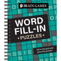 Brain Games - Word Fill-In Puzzles - Spiral