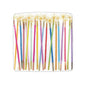 Caspari Candles Paper Goods - Salad/Desert Plate