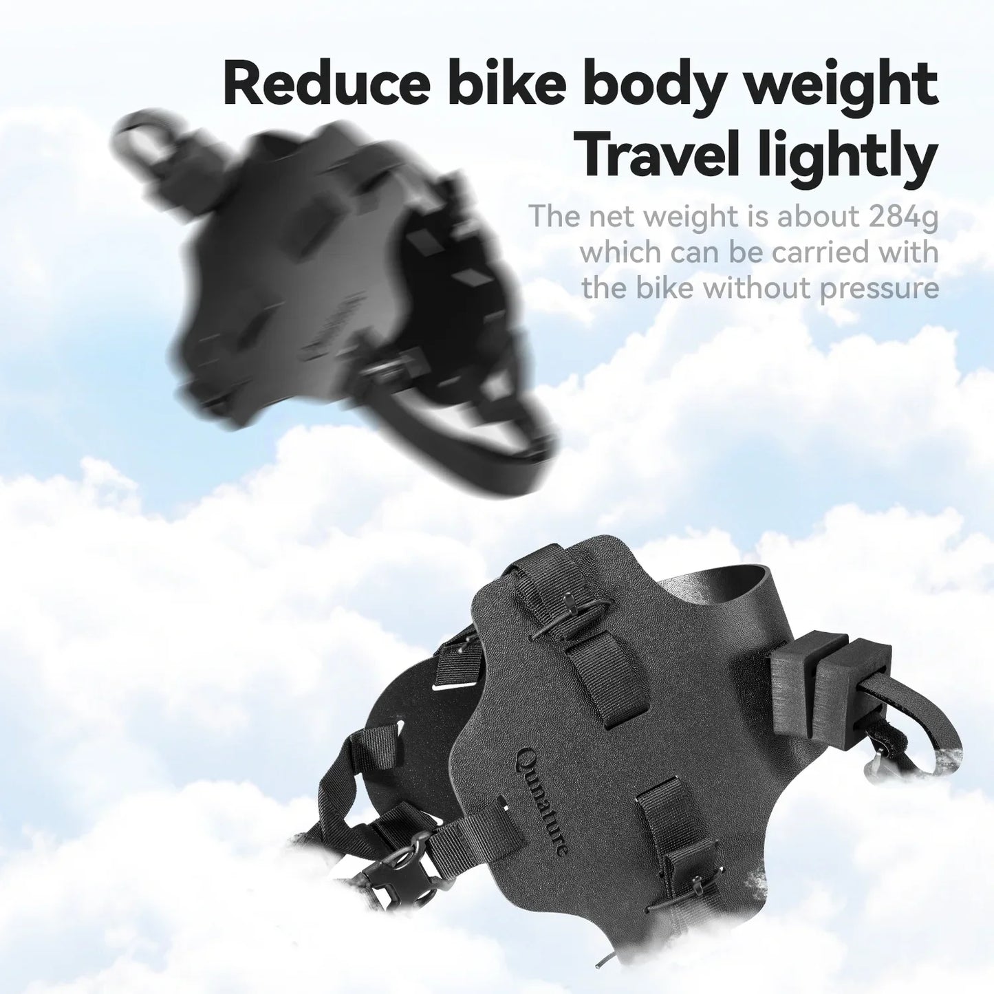 Waterproof & Lightweight Tail Bag Extension Bracket for Bikepacking
