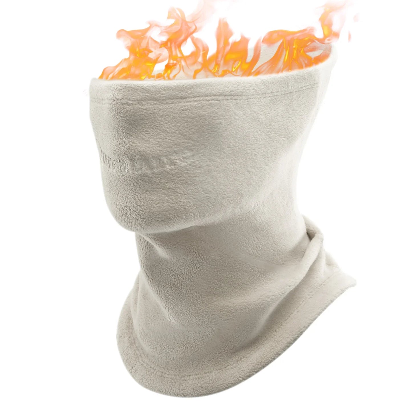 Double-Sided Fleece Integrated Face and Neck Warmer for Ultra Comfort