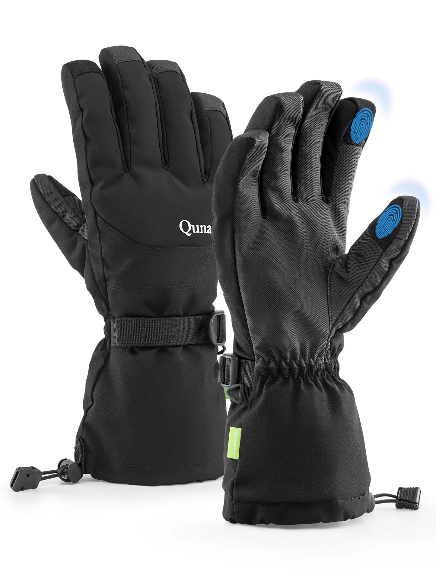Outdoor Insulated Ski Gloves - Windproof Waterproof Touchscreen Compatible