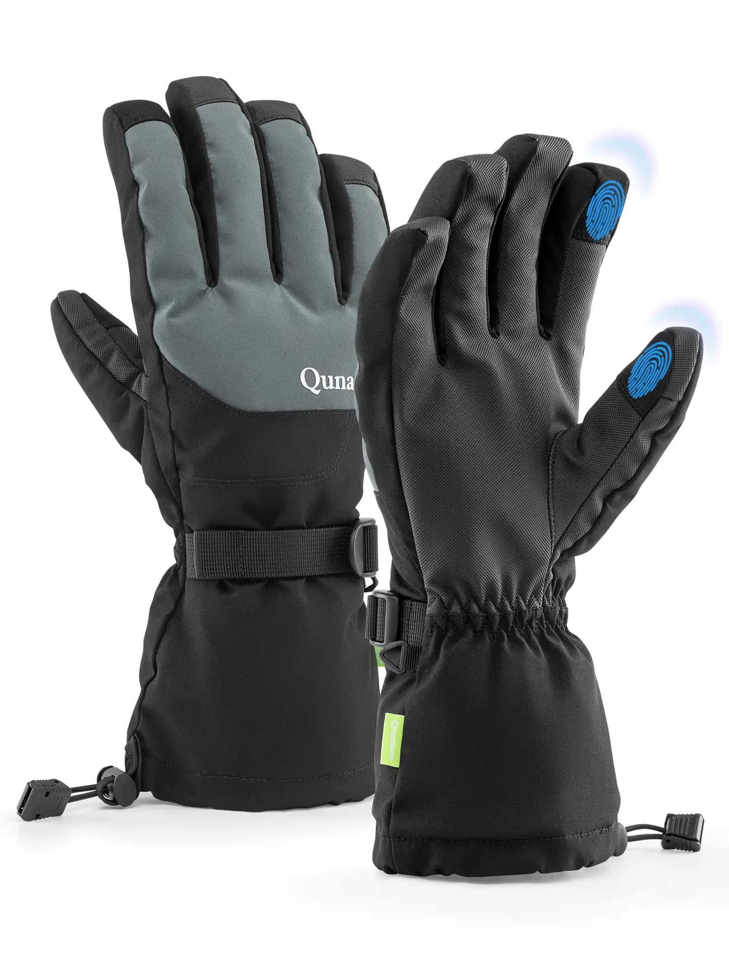 Outdoor Insulated Ski Gloves - Windproof Waterproof Touchscreen Compatible