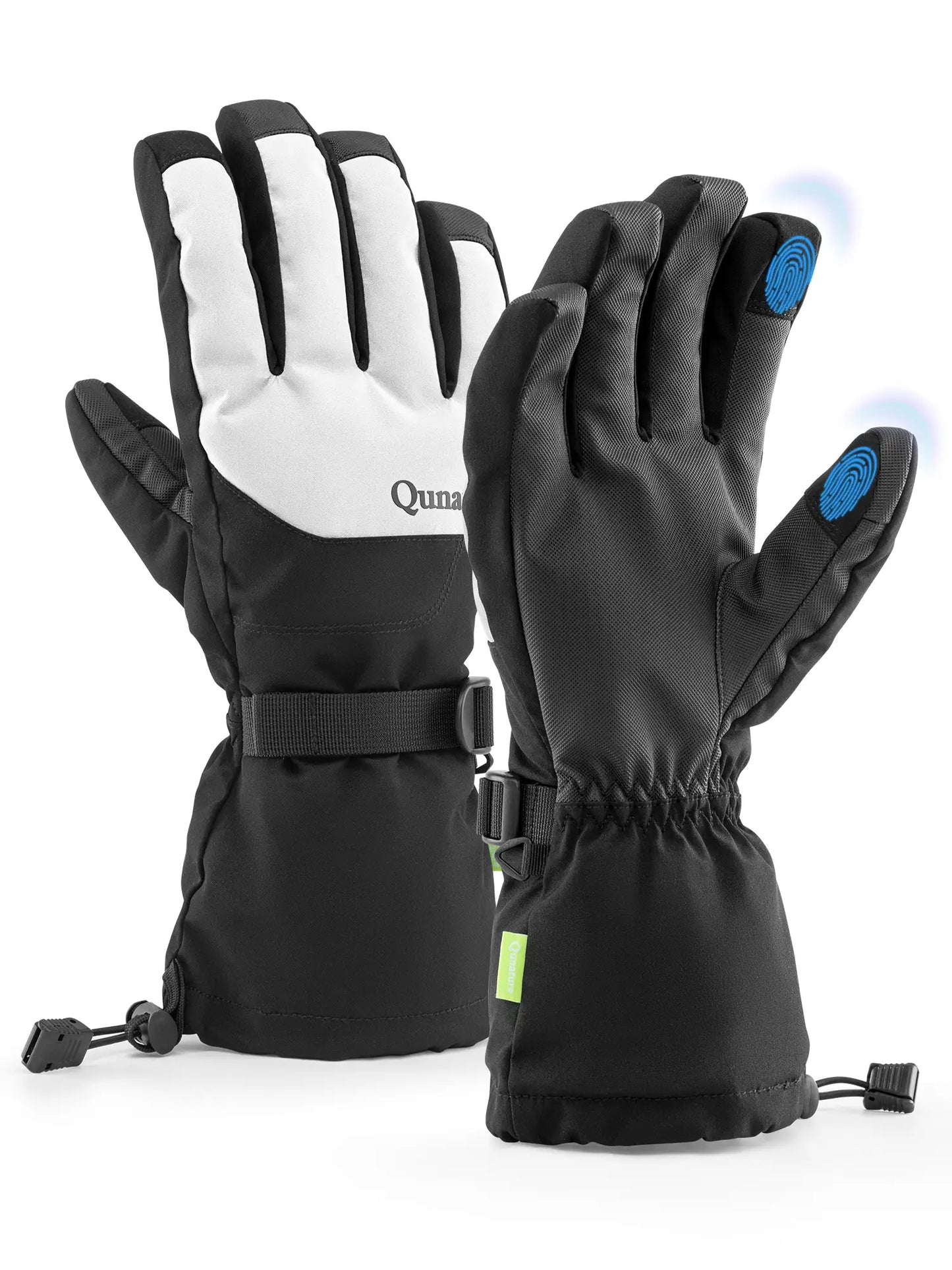 Outdoor Insulated Ski Gloves - Windproof Waterproof Touchscreen Compatible