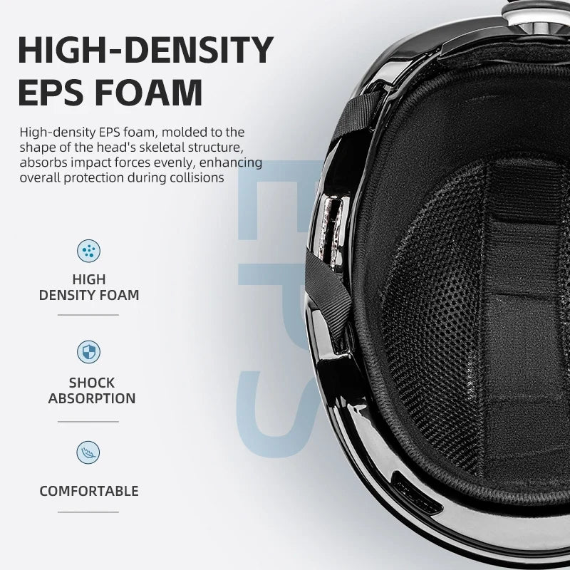 Ski Helmet with Adjustable Ventilation and Detachable Liner for Winter Sports