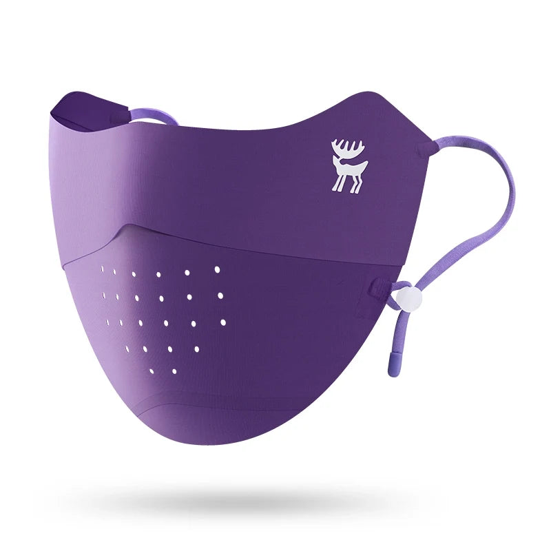 UV Protection Cool Face Mask – Breathable, Eye Coverage, Adjustable & Reusable