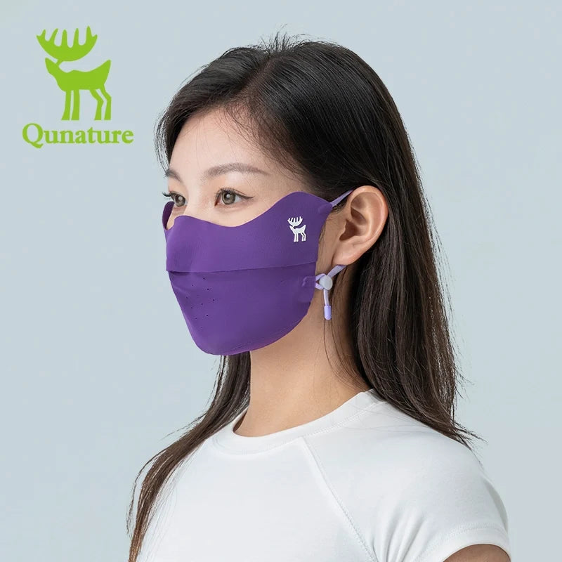 UV Protection Cool Face Mask – Breathable, Eye Coverage, Adjustable & Reusable