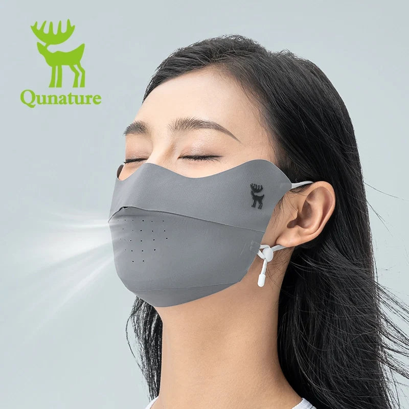 UV Protection Cool Face Mask – Breathable, Eye Coverage, Adjustable & Reusable