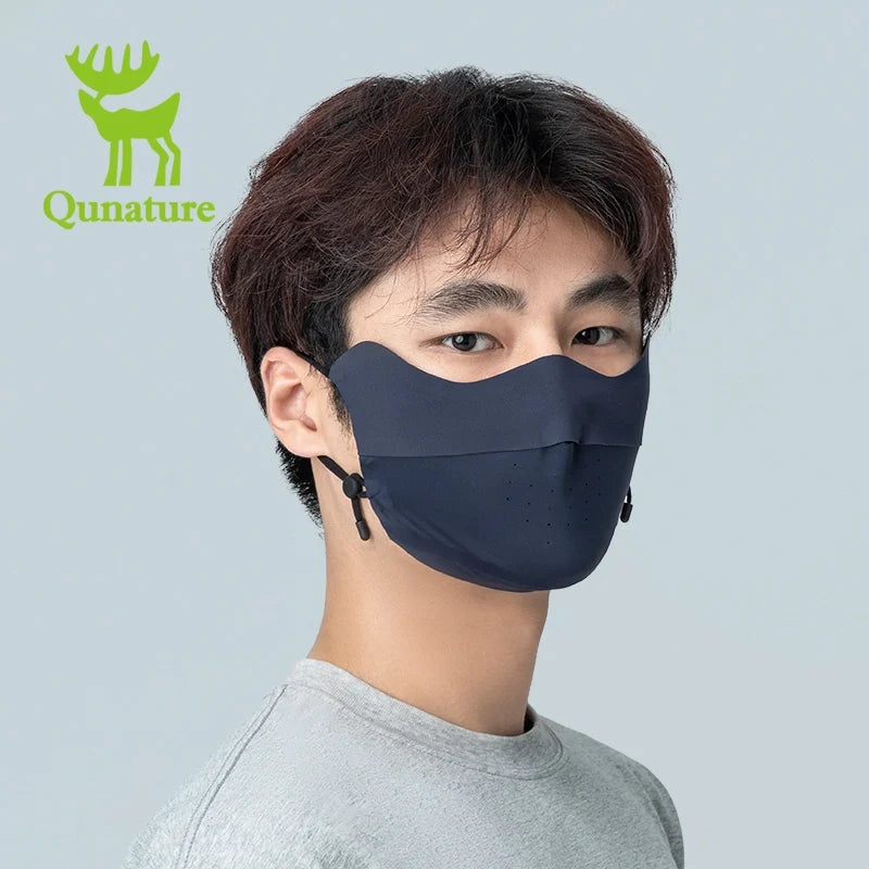UV Protection Cool Face Mask – Breathable, Eye Coverage, Adjustable & Reusable