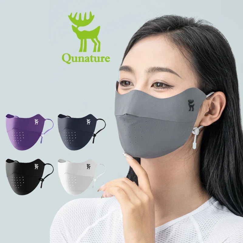 UV Protection Cool Face Mask – Breathable, Eye Coverage, Adjustable & Reusable