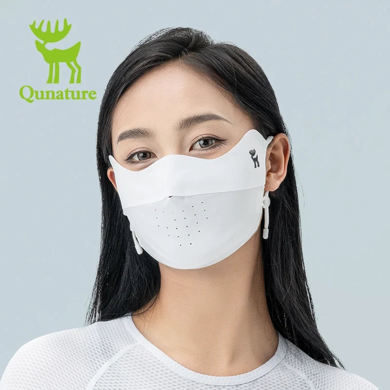 UV Protection Cool Face Mask – Breathable, Eye Coverage, Adjustable & Reusable