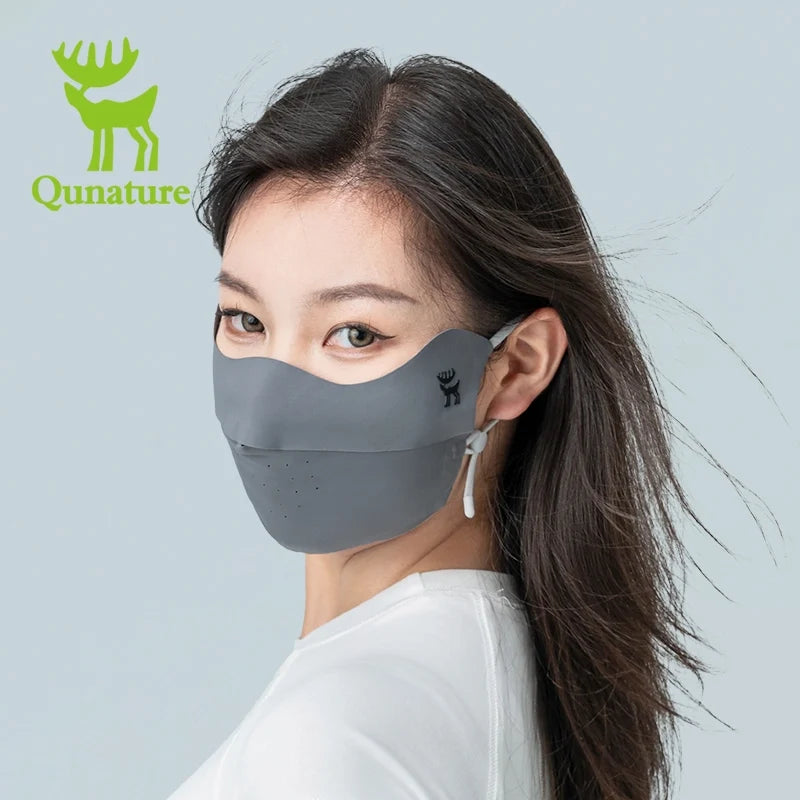UV Protection Cool Face Mask – Breathable, Eye Coverage, Adjustable & Reusable