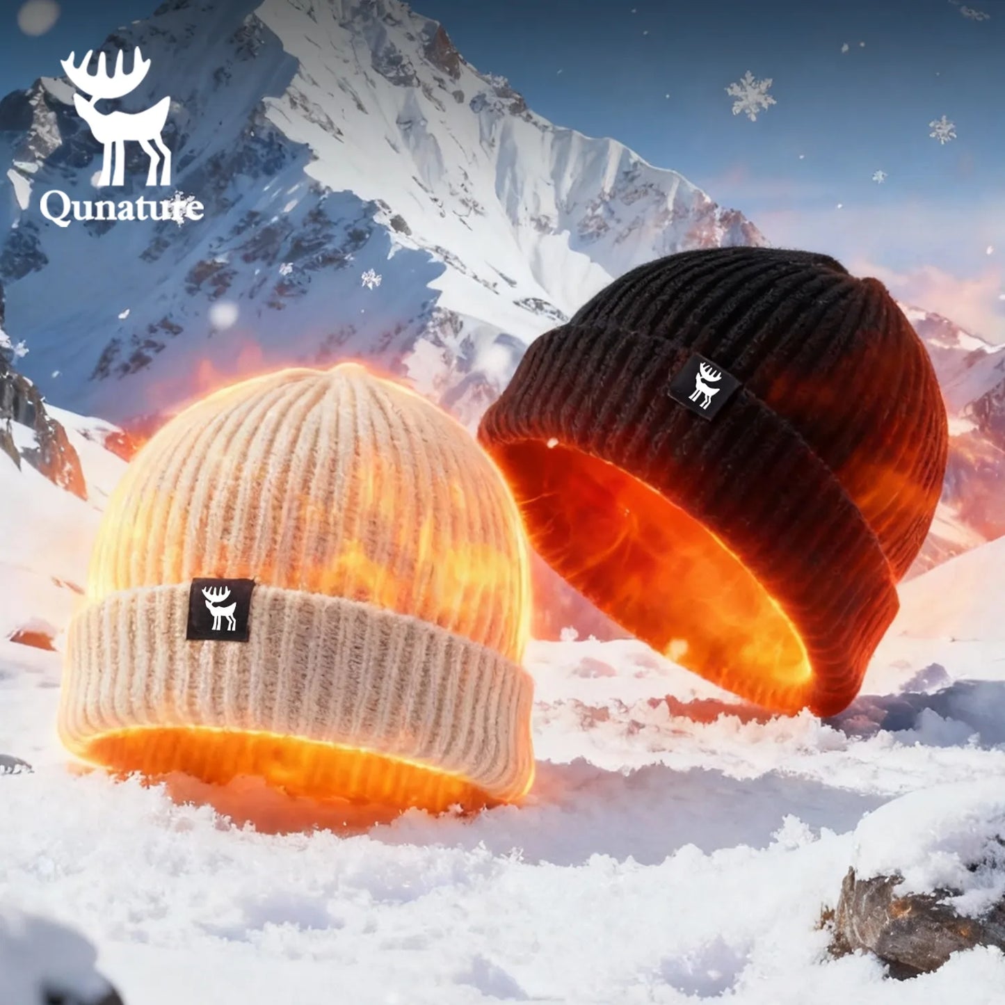Warm Full-Ear Knitted Beanie
