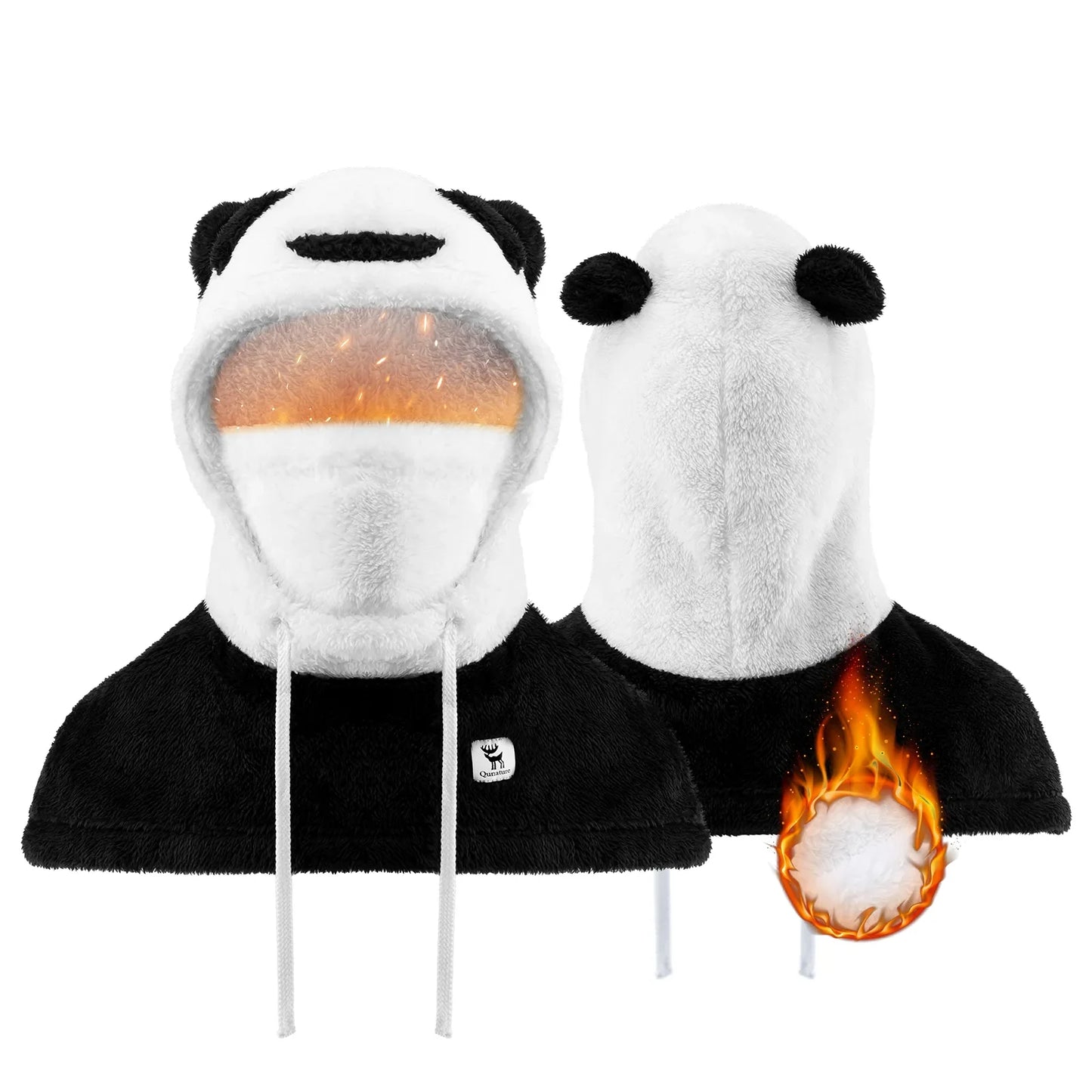 Panda Head Cover for Kids and Adults