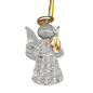 Spun Glass Angel Ornaments with Candle