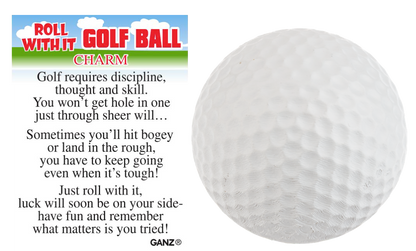 Golf Ball Charm - A Symbol of Perseverance and Fun