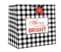 Square Jumbo Gift Bag - Merry and Bright