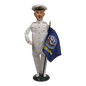 Navy Man with Flag
