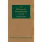 An Historical Introduction to the Land Law - Hardcover