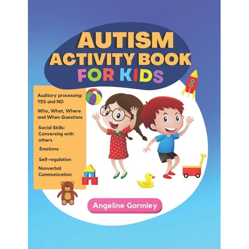 Autism Activity Book for Kids - Paperback
