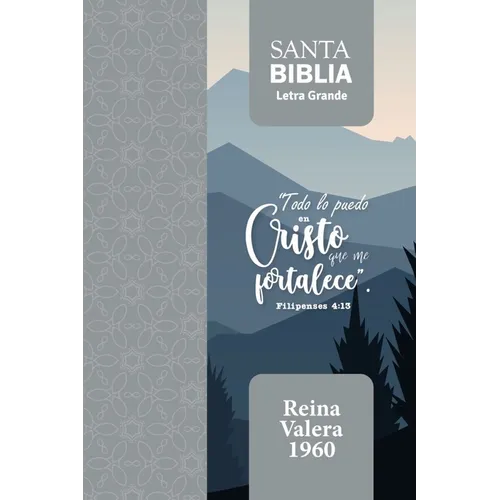 Biblia Rvr 1960 Letra Grande Tamaño Manual Filipenses 4:13 Con Cierre E Índice (Bible Rvr 1960 Large Print Handsize Leatherlike Philippians 4:13 Index - Leather