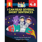 I Can Read Several Short Sentences. My Kids First Level Readers Book Bilingual English Croatian: 1st step teaching your child to read 100 easy lessons - Paperback