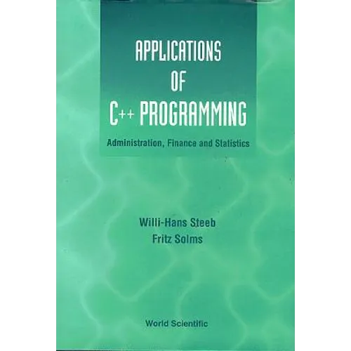Appln of C++programming: Admin, Finance... - Hardcover