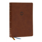 Enduring Word Study Bible: Pastoral Commentary from Every Chapter of the Bible (Nkjv, Brown Leathersoft, Red Letter, Comfort Print) - Imitation Leather