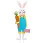 Metal Easter Bunny Yard Stake -