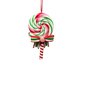 Candycane Treats Hanging Ornament - Multicolor Pinwheel