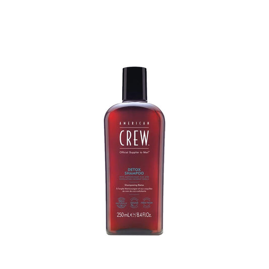 American Crew Detox Shampoo 250ml - Detoxifying Hair Care for Men
