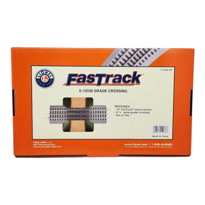 O-Gauge FasTrack  O36 Grade Crossing