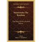 Maimonides The Rambam: The Story Of His Life And Genius - Paperback