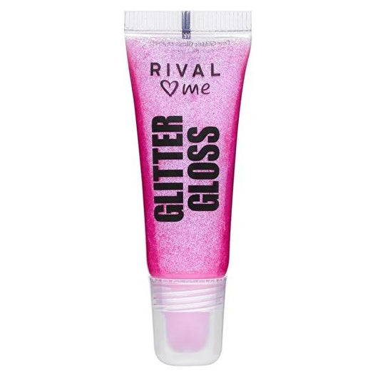 Rival Loves Me Vegan Lip Gloss with Aloe Vera & Glitter No.02 - Moisturizing, Shiny Finish
