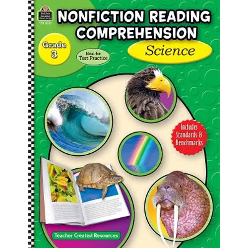 Nonfiction Reading Comprehension: Science, Grade 3 - Paperback