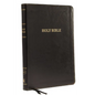 KJV, Thinline Bible, Large Print, Imitation Leather, Black, Indexed, Red Letter Edition - Imitation Leather