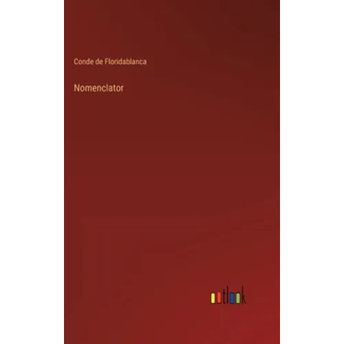 Nomenclator - Hardcover