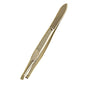 Nascita Slanted Tweezers Gold - Precision Eyebrow & Mustache Grooming Tool for Personal Care