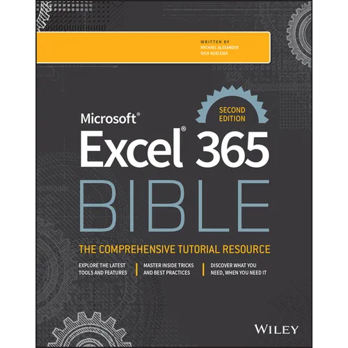 Microsoft Excel 365 Bible - Paperback