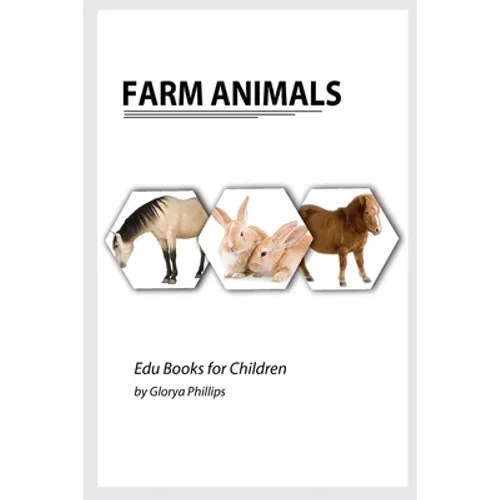 Farm Animals: Montessori real Farm Animals book, bits of intelligence for baby and toddler, children's book, learning resources - Paperback
