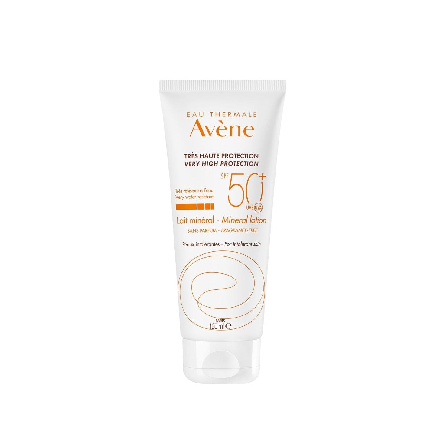 Avene Mineral Lotion SPF 50+ Sunscreen for Sensitive Skin - Gentle Mineral Formula, 3.38 fl oz