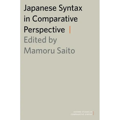 Japanese Syntax in Comparative Perspective - Paperback
